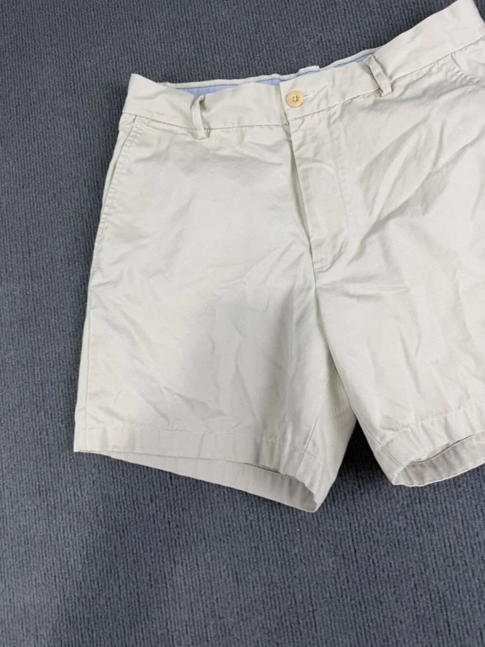 Banana Republic Mens Khaki Chino Shorts Size 33 Beige